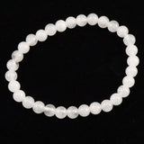 H&E社 アゼツライト（AZOZEO)　6mm玉ブレスレット 証明書付 10.3g (ID:59102)