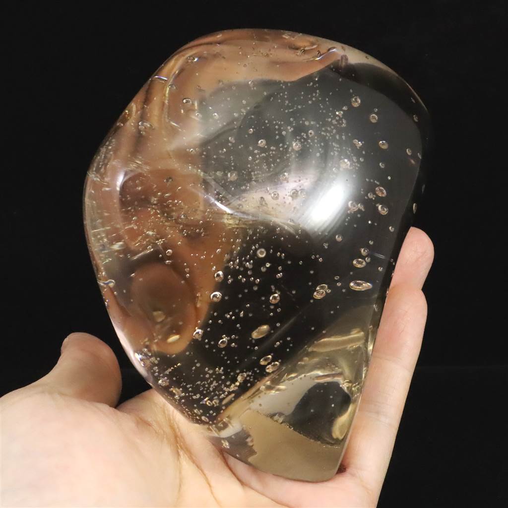 インドネシア産アンダラクリスタル ポリッシュ ピンク 866g (ID:59156