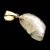 ブラジル産 フェナカイト&エメラルド 共生鉱 原石ペンダント 1.25g (ID:59157)