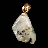 ブラジル産 フェナカイト&エメラルド 共生鉱 原石ペンダント 1.25g (ID:59157)