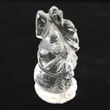 ヒマラヤ水晶 マニカラン産  48mm ガネーシャ彫刻置物　37ｇ (ID:59318)