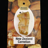 H&E社　ニュージーランド産カーネリアン（AZOZEO)　ペンンダントトップ 6.6g (ID:59373)