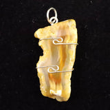 H&E社　ニュージーランド産カーネリアン（AZOZEO)　ペンンダントトップ 6.6g (ID:59373)