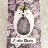 H&E社 ヴァイタライト アロハストーン (AZOZEO) タンブル コード ペンダント 6.3g (ID:59854)