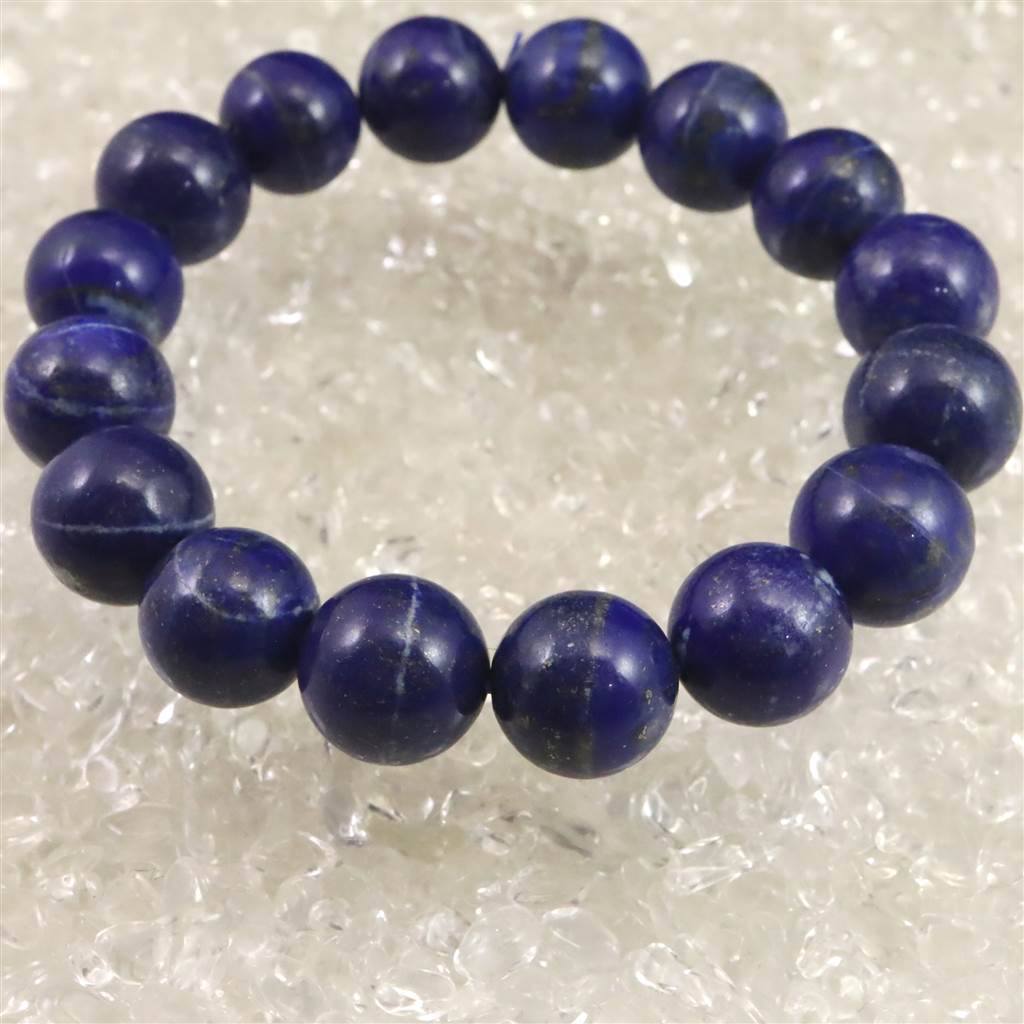 ラピスラズリ Aグレード 13mm玉ブレスレット 56.9g (ID:59864) | 榎本通商