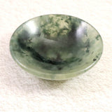 ミャンマー産 グリーン翡翠 ヒスイ 60mm小皿 37.0g (ID:60011)