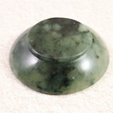 ミャンマー産 グリーン翡翠 ヒスイ 60mm小皿 37.0g (ID:60011)