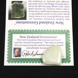 H&E社 ニュージーランド グリーンストーン タンブル 証明書付 8.9g (ID:60061)