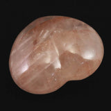 H&E社 ピンクファイアアゼツライト(AZOZEO) パフ ハート 証明書付 182.3g (ID:60233)