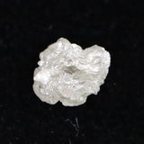 天然 ダイヤモンド ホワイト グレー　6.5ｍｍ原石  0.91ct (ID:60334)