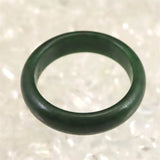 ミャンマー産 翡翠 ヒスイ 緑  5mm幅リング 14号 2.1g (ID:60392)