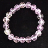 クンツァイト ３Aグレード 10.5mm玉ブレスレット 36.9ｇ　 (ID:60410)