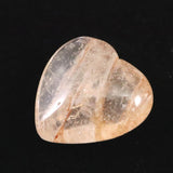 H&E社 ピンクファイアアゼツライト(AZOZEO) 15mmハート 証明書付 2.1g (ID:60699)