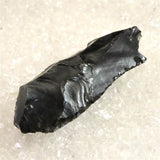 黒曜石 打製石器  81mm  後期旧石器時代 東北・北海道地域 33.3g (ID:60846)