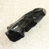 黒曜石 打製石器  81mm  後期旧石器時代 東北・北海道地域 33.3g (ID:60846)