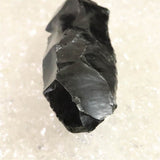 黒曜石 打製石器  81mm  後期旧石器時代 東北・北海道地域 33.3g (ID:60846)