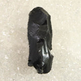 黒曜石 打製石器  81mm  後期旧石器時代 東北・北海道地域 33.3g (ID:60846)