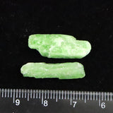 グリーン トレモライト　原石 2個セット 2.7ｇ (ID:60962)