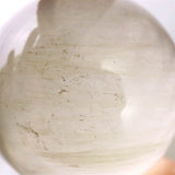 ザギマウンテンクォーツ アンフィボール 入り 34mmスフィア 52.9g (ID:61046)