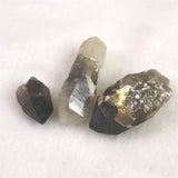 岐阜県中津川市蛭川産 黒水晶（モリオン） 原石 3個セット 27.8g (ID:61138)