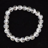 ホワイトファントム エンジェルラダークォーツ  8mm玉ブレスレット 16.7ｇ (ID:61208)