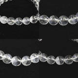 ホワイトファントム エンジェルラダークォーツ  8mm玉ブレスレット 16.7ｇ (ID:61208)