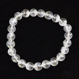 ホワイトファントム エンジェルラダークォーツ  8mm玉ブレスレット 16.7ｇ (ID:61208)