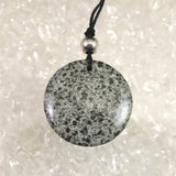 H&E社 ガーディアナイト(AZOZEO) ディスク型 コード ペンダント 7.4g (ID:61378)