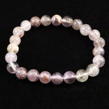 H&E社 オーラライト23（AZOZEO) 8mm玉ブレスレット 証明書付 17.3g (ID:61383)