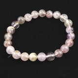 H&E社 オーラライト23（AZOZEO) 8mm玉ブレスレット 証明書付 17.3g (ID:61383)