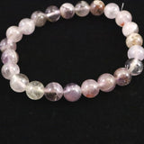 H&E社 オーラライト23（AZOZEO) 8mm玉ブレスレット 証明書付 17.3g (ID:61383)