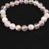 H&E社 オーラライト23（AZOZEO) 8mm玉ブレスレット 証明書付 17.3g (ID:61383)