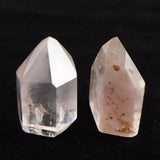 リチウムクォーツ 26mm原石 磨き 2個 セット 20.8g (ID:61391)