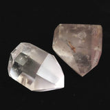 リチウムクォーツ 26mm原石 磨き 2個 セット 20.8g (ID:61391)