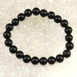 チベット産 天然モリオン水晶 4A  8.5mm玉 ブレスレット 19.2g (ID:61460)