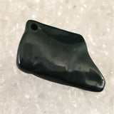 出雲碧玉 出雲石  32mm 磨き ペンダントトップ ディレクトリカード付 4.5g (ID:61657)