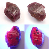 インド産 ルビー 結晶 　19mm原石 蛍光 5.8ｇ (ID:61664)