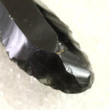 黒曜石 打製石器  101mm  後期旧石器時代 東北・北海道地域 52.0g (ID:61699)
