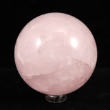 ローズクォーツ 57mmスフィア 丸玉　台座付　261ｇ (ID:61753)