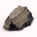 隠岐の島 黒曜石 57mm原石 ディレクトリカード付 37.9g (ID:61886)