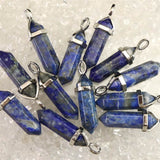 ラピスラズリ 30mmダブルポイント ペンダントトップ  (ID:61952)