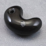 隠岐の島 黒曜石 32mm勾玉 ディレクトリカード付 10.7g　**特価品** (ID:62005)