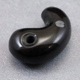 隠岐の島 黒曜石 32mm勾玉 ディレクトリカード付 10.7g　**特価品** (ID:62005)