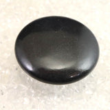 H&E社　ブラックアゼツライト(AZOZEO)　45mmソーサー 証明書付  38.3g (ID:62199)