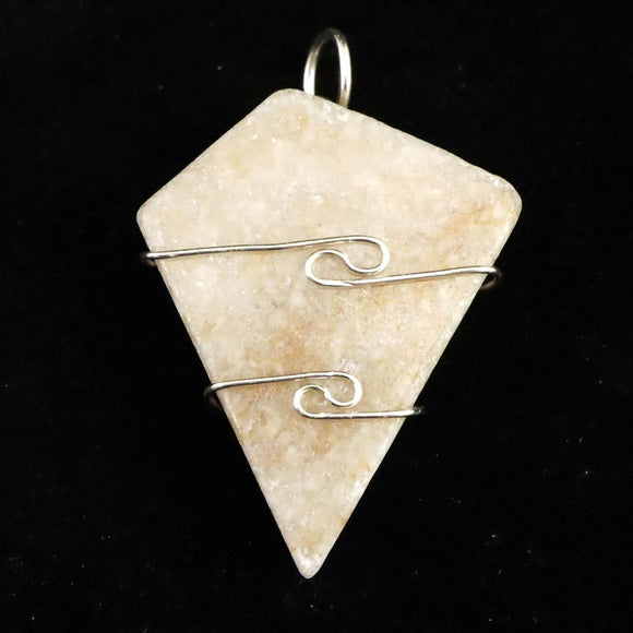 H&E社 リチウムライト ワイヤーラップ ペンダントトップ 証明書付 11.4g (ID:62295)