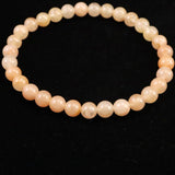 H&E社 サチャロカローズ アゼツライト（AZOZEO) 6mm玉ブレスレット 証明書付 10.2g (ID:62306)