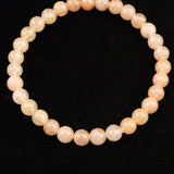 H&E社 サチャロカローズ アゼツライト（AZOZEO) 6mm玉ブレスレット 証明書付 10.2g (ID:62306)