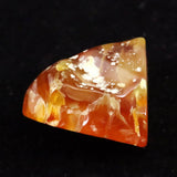 島根県　花仙山 めのう 瑪瑙　25mm原石 磨き ディレクトリーカード付 11.2g (ID:62394)