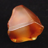 島根県　花仙山 めのう 瑪瑙　25mm原石 磨き ディレクトリーカード付 11.2g (ID:62394)