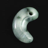 糸魚川翡翠  小滝産 35mm　勾玉 グリーン  ディレクトリーカード付 15.16g (ID:62588)